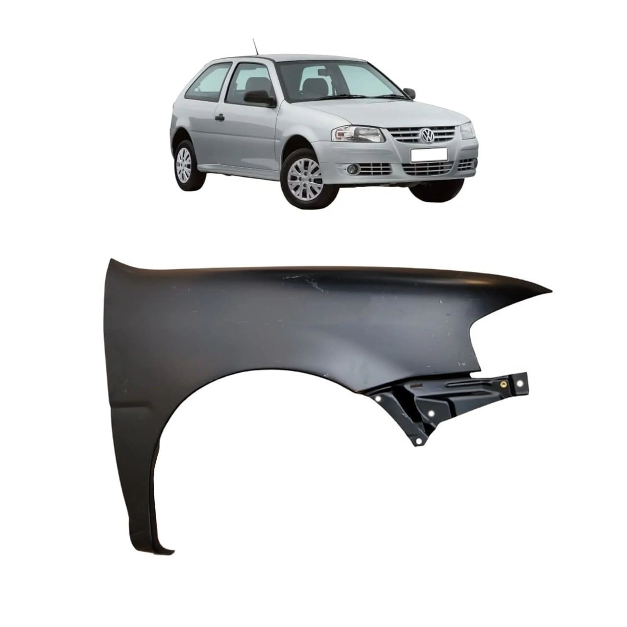 Paralama Dianteiro Gol G4 2006 2007 2008 2009 2010 A 2014 - Fuscão Preto