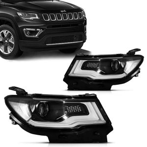 Farol Compass 2017 2018 2019 2020 Com Led Sem Xenon