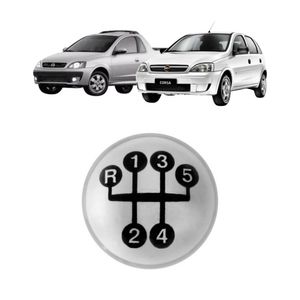 Emblema De Manopla Corsa 2002 2003 2003 2004 A 2008 Prata