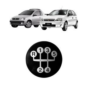 Emblema De Manopla Corsa 2002 2003 2003 2004 A 2008 Preto