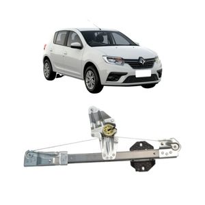 Maquina Vidro Eletrica Sandero 2014 A 2023 Sem Motor