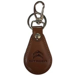 Chaveiro Citroen Couro Marrom