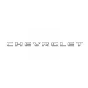 Emblema Faixa Traseira Chevrolet Prata