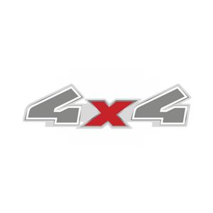 Emblema Ford 4x4 Ranger Prata / 2010/2011