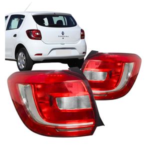 Lanterna Traseira Sandero 2015 A 2019 Bicolor
