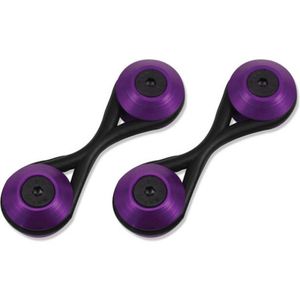 Anilha De Fixacao Trava Parachoque Roxo Adesivo