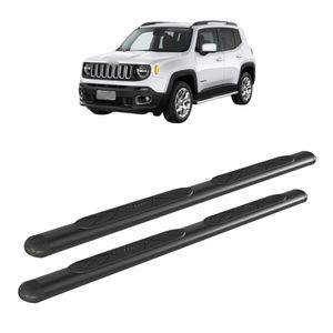 Estribo Oval Preto Renegade 2015 2016 2017 A 2021 Com Kit