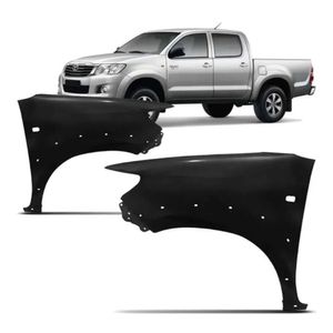 Paralama Dianteiro Hilux 2012 A 2015 Com Furo Moldura Pisca