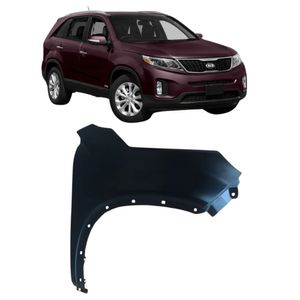 Paralama Dianteiro Sorento 2010 2011 A 2015 Com Furo Moldura