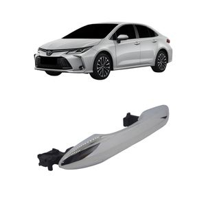 Macaneta Externa Corolla 2019 A 2022 Cromada S/furo