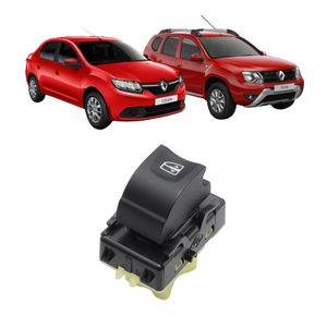 Tecla  Vidro Duster 2016 A 2020 Fluence 2015 A 2018