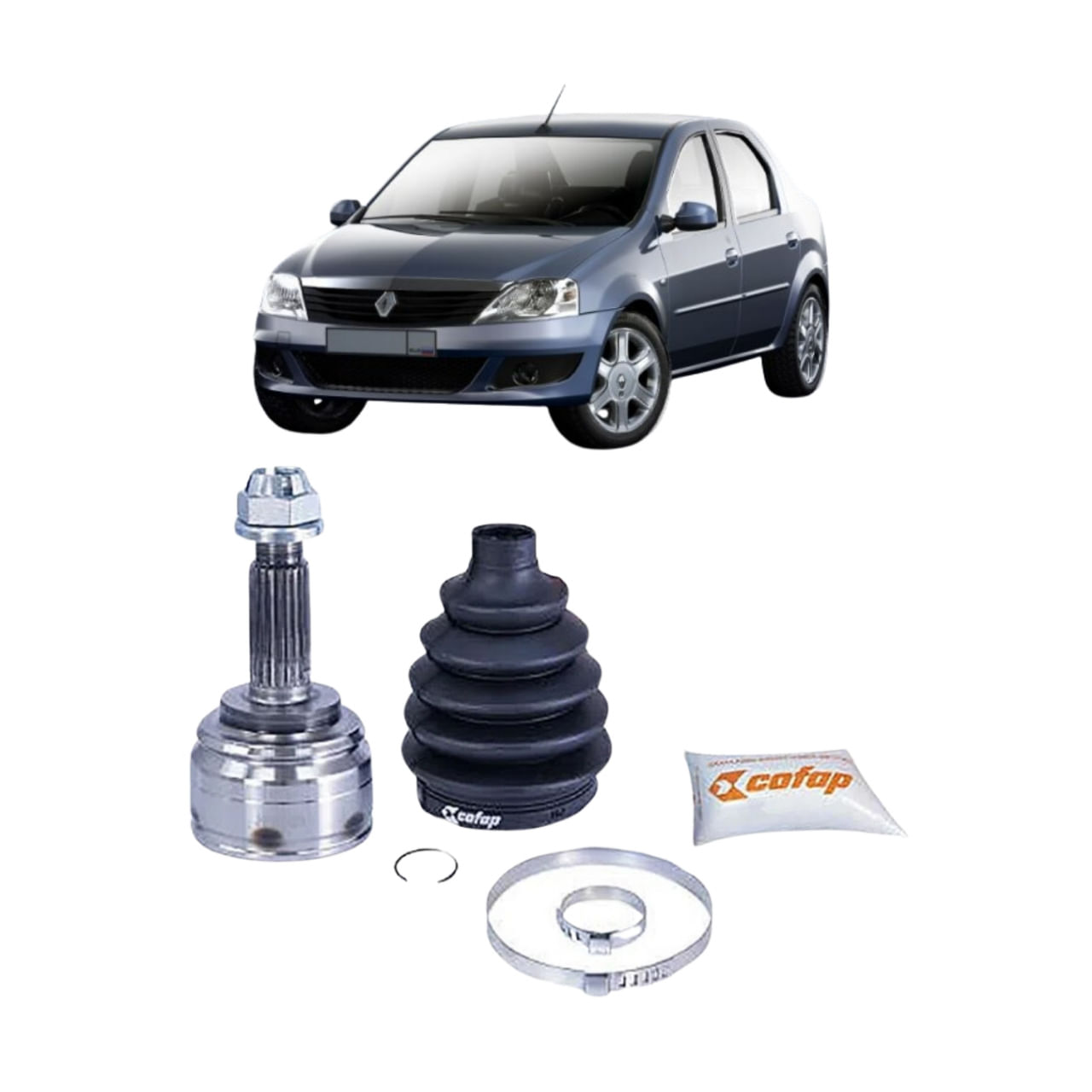 Homocinetica Sandero Logan 2008 A 2012 1.0 Cambio Manual - Fuscão