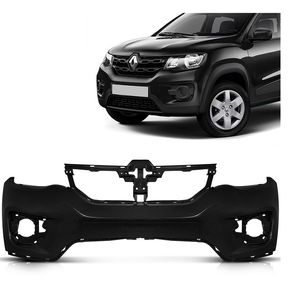 Para-choque Dianteiro Superior Kwid 2018 2019 2020 Preto