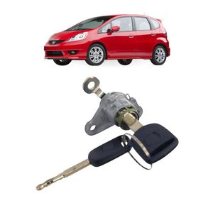 Cilindro Porta Dianteira Fit 2008 A 2021 Com Chave