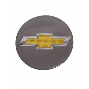 Emblema Botom Para Calota Gm Cinza 51mm