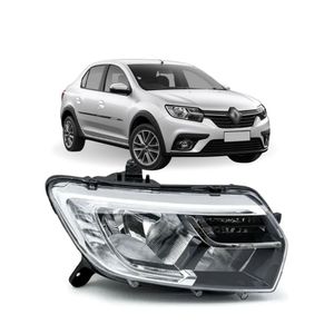 Farol Logan 2020 2021 2022 2023 Com Led