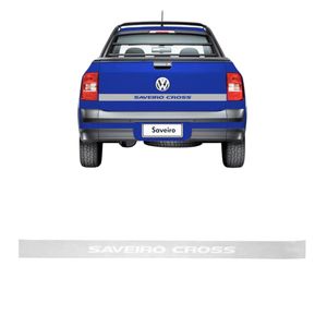 Faixa Tampa Saveiro Cross G6  Prata