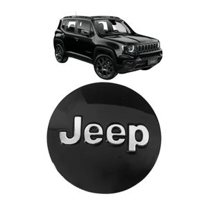 Sub Calota Renegade Compass Preto Metalico C/logo