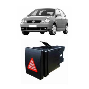 Interruptor Alerta Polo 2002 A 2014 12v  4 Terminais