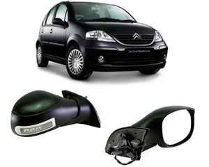 Retrovisor C3 2003 2004 2005 A 2012 Com Controle E Pisca