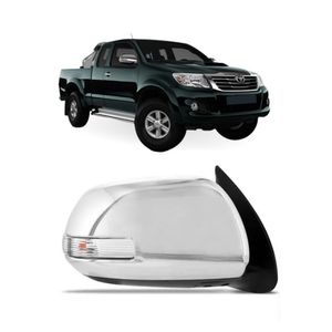 Retrovisor Hilux 2012 A 2015 Eletrico Com Pisca Cromado