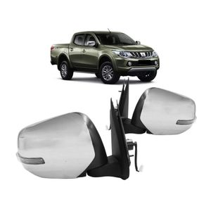 Retrovisor L200 Triton 2014 2015 A 2019 Eletrico Com Pisca