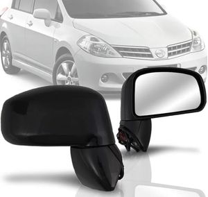 Retrovisor Tiida 2008 2009 2010 2011 Eletrico Preto