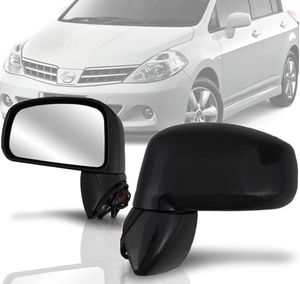 Retrovisor Tiida 2008 2009 2010 2011 Eletrico Preto