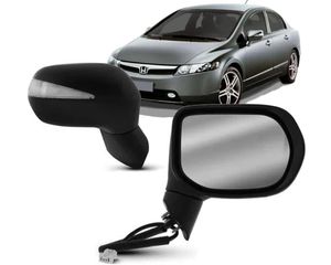 Retrovisor Civic 2006 A 2011 Eletrico Retratil Com Pisca