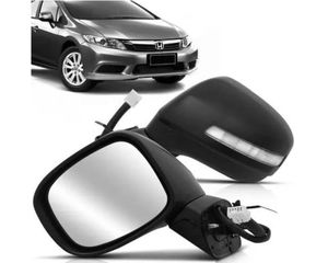 Retrovisor Civic 2012 2013 2014 2015 Eletrico Com Pisca