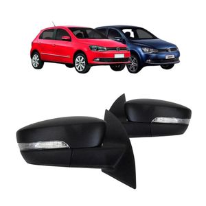 Retrovisor Gol Voyage G6 2013 A 2016 Eletrico Com Pisca