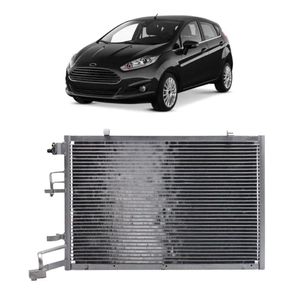 Condensador Fiesta 1.5 1.6 16v 2013 A 2019 Flex