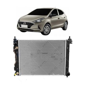 Radiador Hb20 Creta 1.0.12v 2020 C/ar C/s Ta
