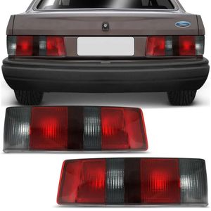 Lanterna Traseira Escort 1987 A 1992 Hobby 1993 A 1995 Fume