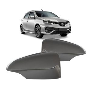 Capa De Retrovisor Etios 2015 2016 2017 Com Furo Para Pisca