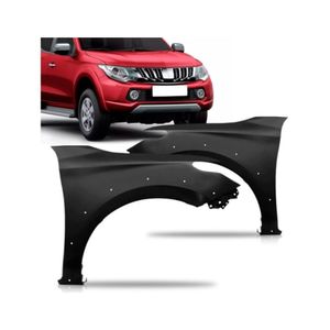 Paralama L200 Triton 2014 2015 2016 2017 Sport Com Furo