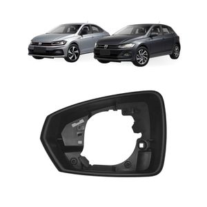 Aro Moldura Retrovisor Polo 2018 A 2021 Virtus Com Furo