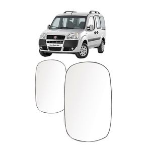 Refil De Retrovisor Compativel Com Doblo 2001 A 2009