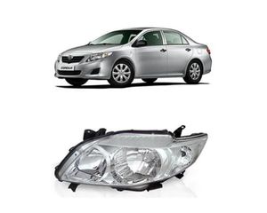 Farol Corolla 2009 2010 2011 Mascara Cromada