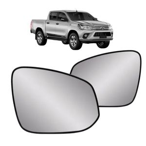 Refil De Retrovisor Compativel Com Hilux 2016 A 2020