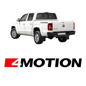 Adesivo 4motion Compativel Amarok 2017 A 2020 Vermelho/preto