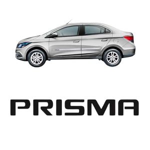 Adesivo Lateral Compativel Prisma 2012 A 2020 Preto Resinado