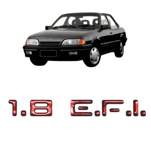 Adesivo Lateral 1.8 Efi Compativel Com Monza 1991 A 1996