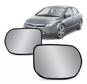 Refil Retrovisor Compativel Com New Civic 2007 A 2011