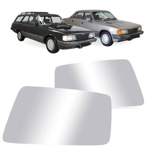 Refil Retrovisor Compativel Com Opala E Caravan 1989 E 1990