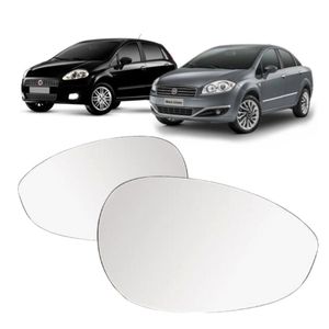 Refil Retrovisor Compativel Com Punto 2007 A 2012