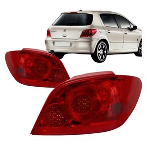 Lanterna Traseira 307 Hatch 2007 2008 2009 2010 2011 2012