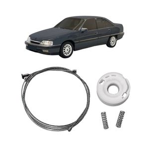 Kit Cabo Vidro Compativel Com Omega 1992 A 1998 Sem Arraste