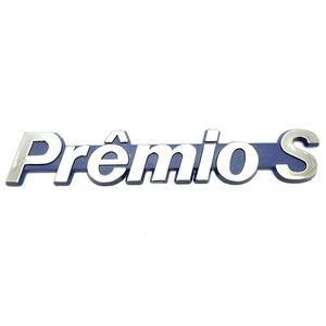 Emblema Premio S (fundo Azul Cromado)
