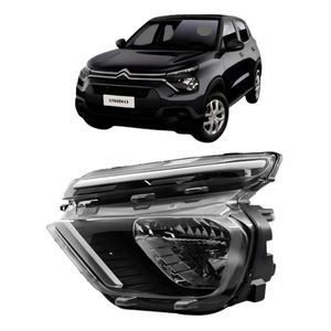 Farol C3 2021 A 2025 Sem Led Drl